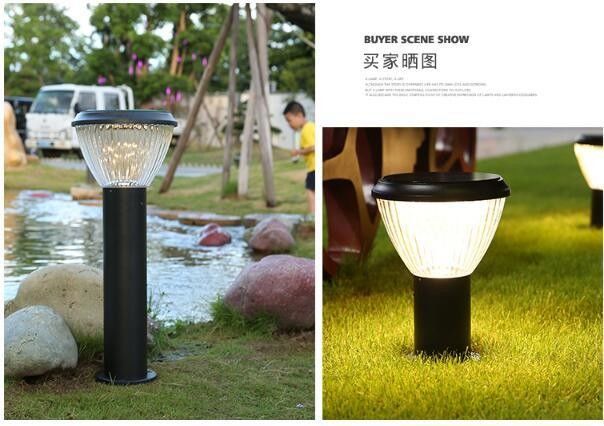 Lampu Taman Surya LED Tahan Air 5W untuk Halaman Luar Halaman Teras Jalan Taman Jalan