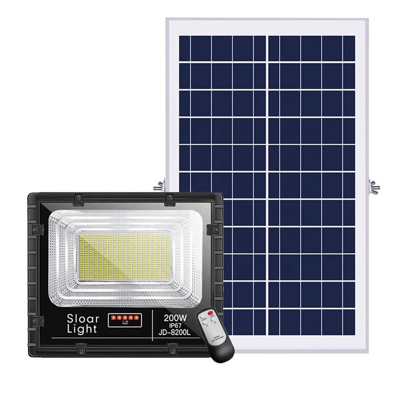 LED Garden Outdoor Solar Flood Light Sensor Gerak Didukung Dengan Kontrol Lampu Cerdas