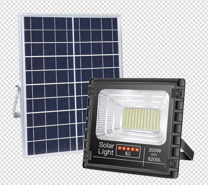 LED Garden Outdoor Solar Flood Light Sensor Gerak Didukung Dengan Kontrol Lampu Cerdas