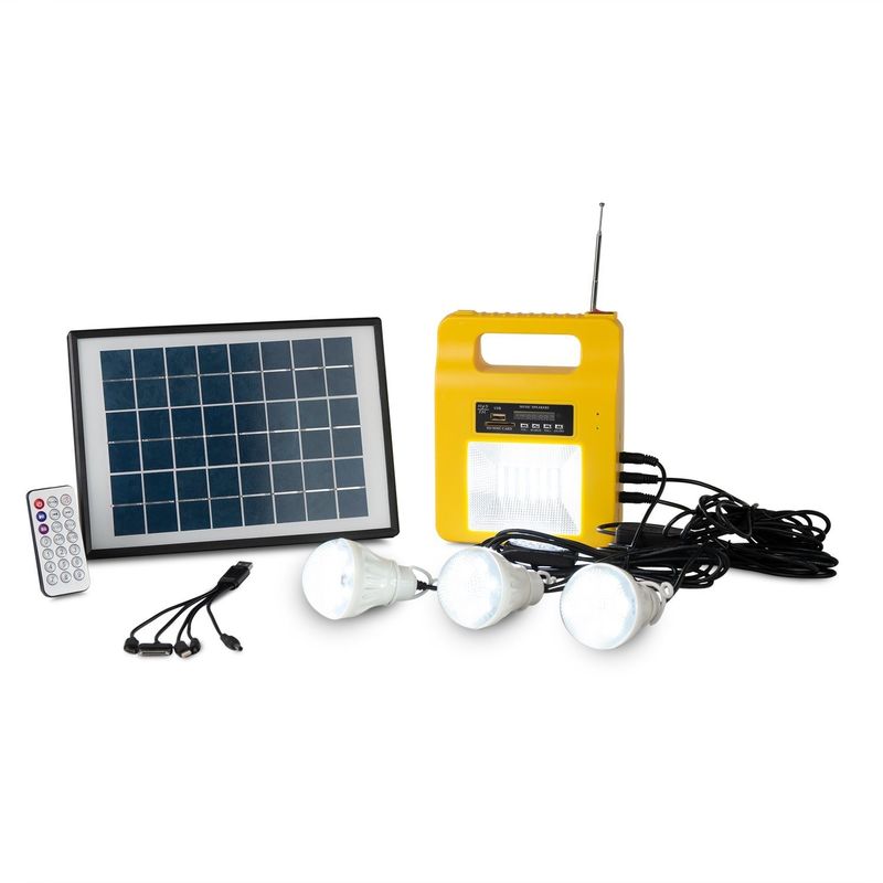 Pemadaman Listrik Lampu Darurat Tenaga Surya 5 Watt Dengan Pengisi Daya Ponsel