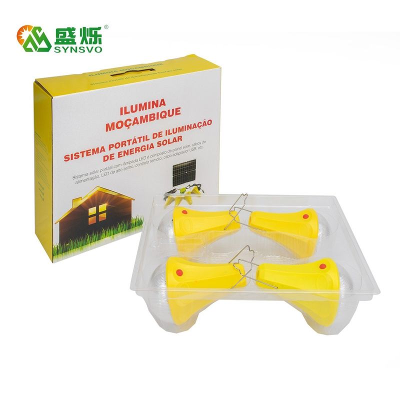 Remote Control 435lum Solar Mini Home Lighting System 14Hrs Sampai 48Hrs Waktu Kerja