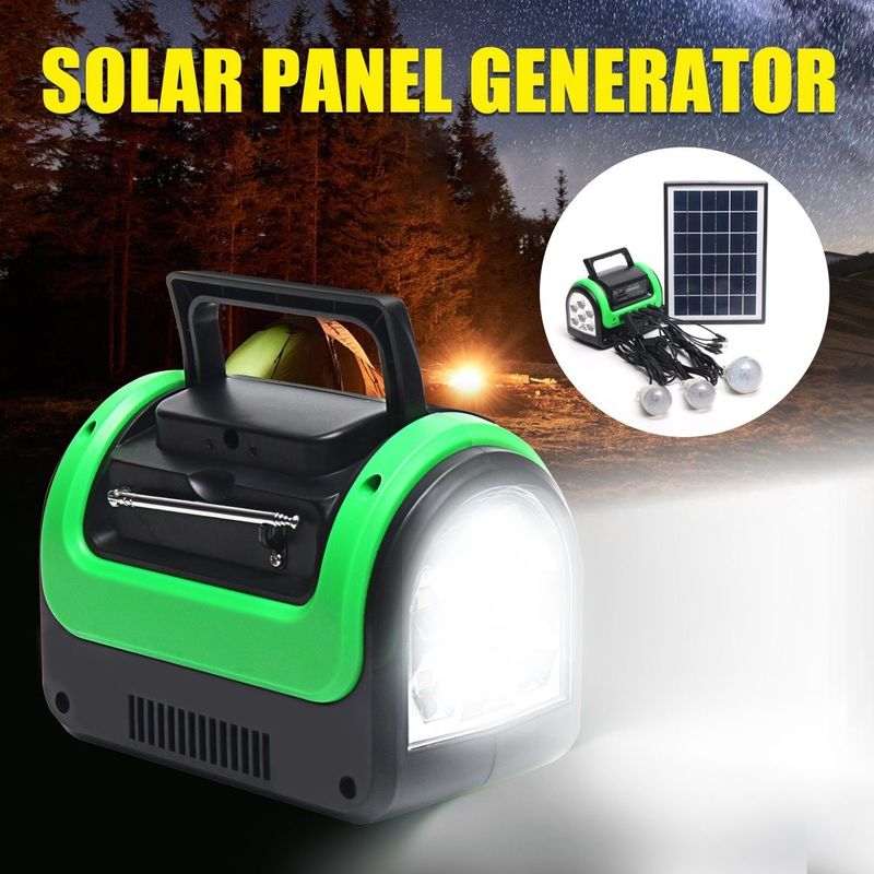 Solusi Daya Asli Pembangkit Listrik Rumah Tenaga Surya, Sistem Rumah Tenaga Surya Mini Baru dengan Lampu Tenaga Surya Murah