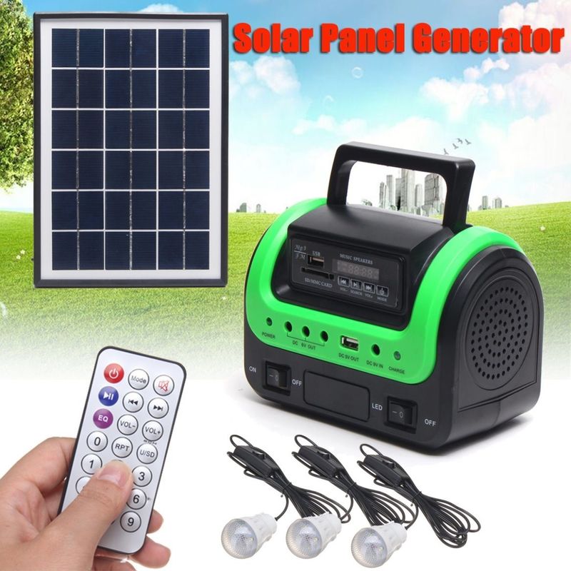 Solusi Daya Asli Pembangkit Listrik Rumah Tenaga Surya, Sistem Rumah Tenaga Surya Mini Baru dengan Lampu Tenaga Surya Murah