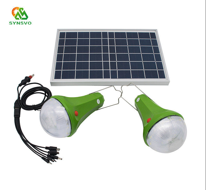 9W Solar Powered LED Shed Lights Remote Control Sistem Pencahayaan Surya Untuk Rumah
