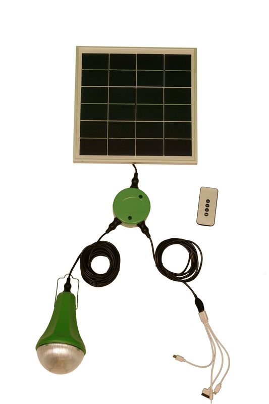 Global Sunrise 6W 6V Solar Panel Led Light Kit 11Hrs Hingga 30Hrs Waktu Kerja
