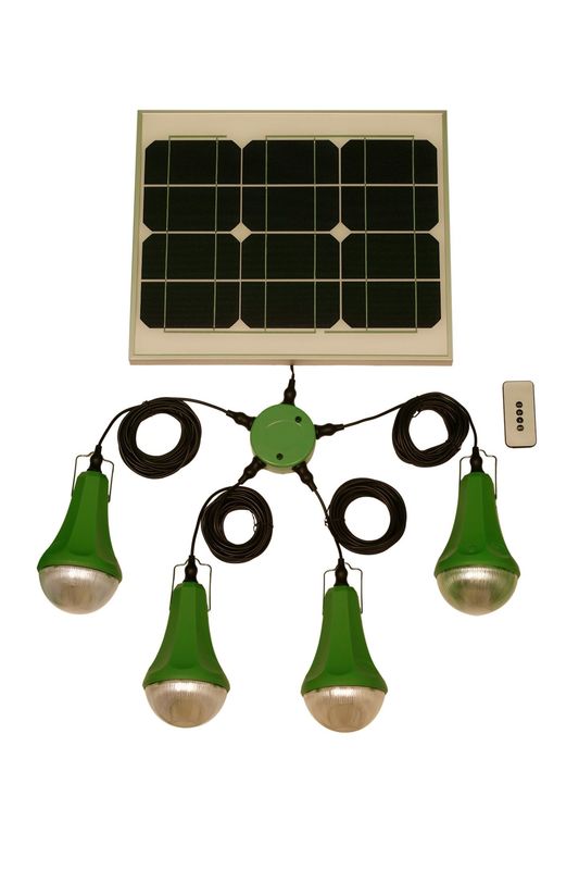 Global Sunrise 6W 6V Solar Panel Led Light Kit 11Hrs Hingga 30Hrs Waktu Kerja