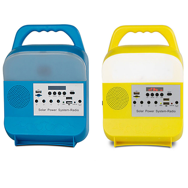 Kit Pencahayaan Surya Portabel / Panel Surya untuk Sistem pencahayaan Rumah SRE-583