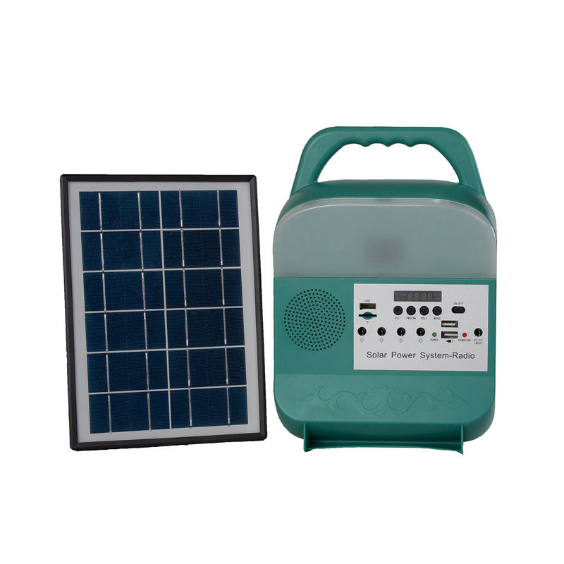 6000mah Solar Garden Light 5 Watt Solar Panel LED Lamp Untuk Area Kekurangan Daya