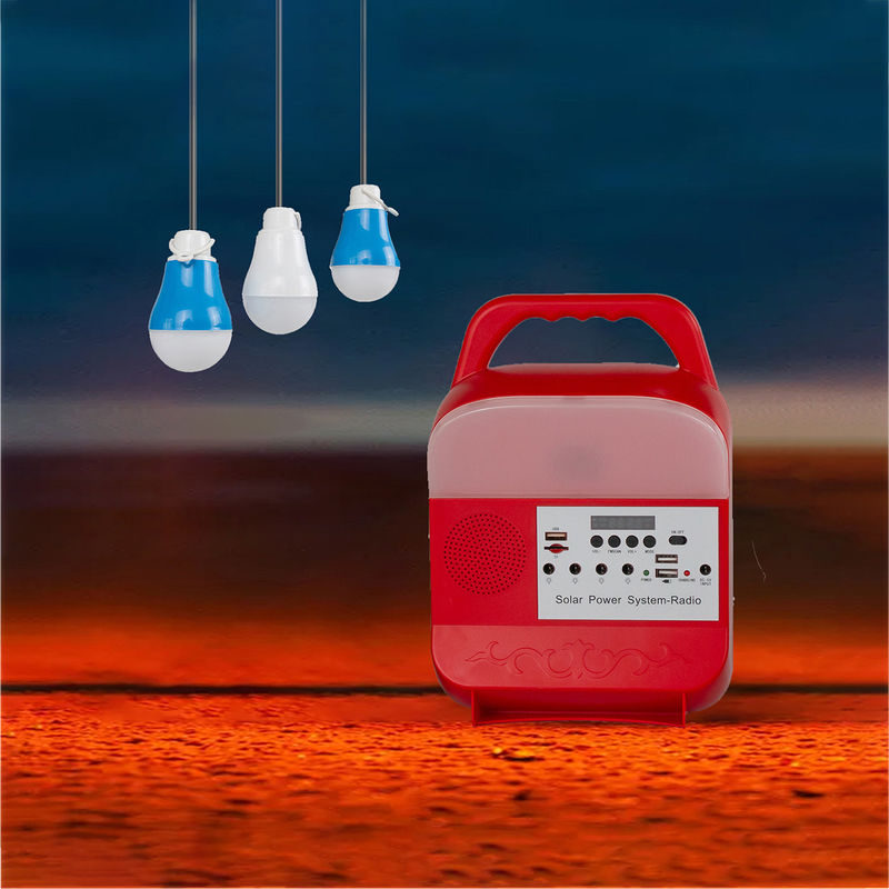 8Hrs To 10Hrs Outdoor Solar Light Kits 9 Watt 3PCS Solar Lamp Kit