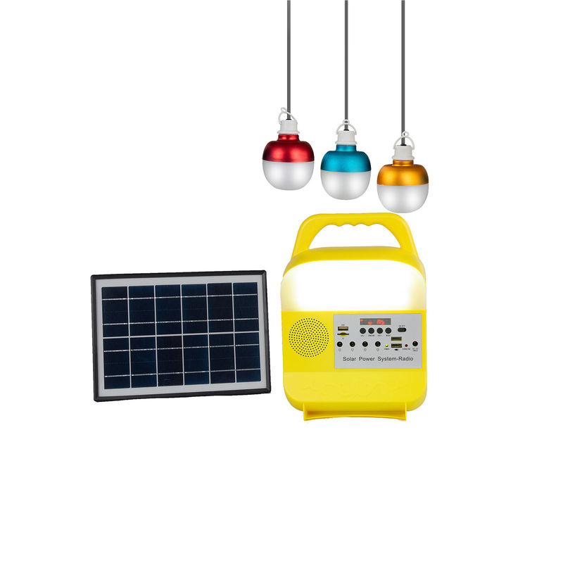 5W 6V 3PCS Lampu Darurat Tenaga Surya Untuk Area Kekurangan Daya