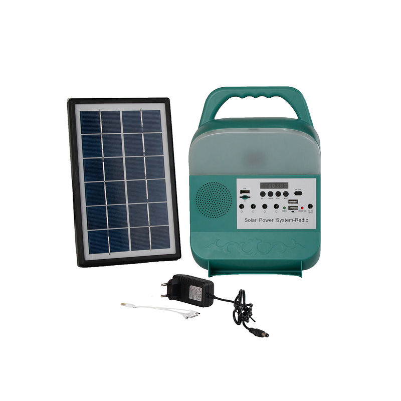 Lampu Led Panel Surya 5W Berwarna-warni Luar Ruangan Dengan Baterai Isi Ulang