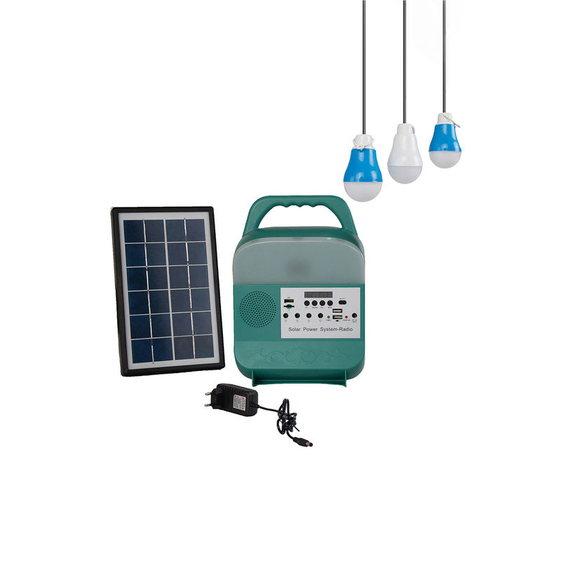 Lampu Led Panel Surya 5W Berwarna-warni Luar Ruangan Dengan Baterai Isi Ulang