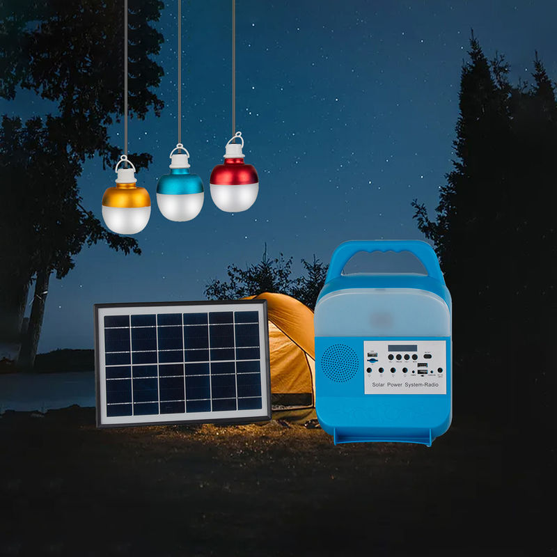 Pengisian USB Portabel Isi Ulang Lampu Darurat Dalam Ruangan Bertenaga Surya Untuk Penggunaan Rumah Lampu Darurat LED Surya