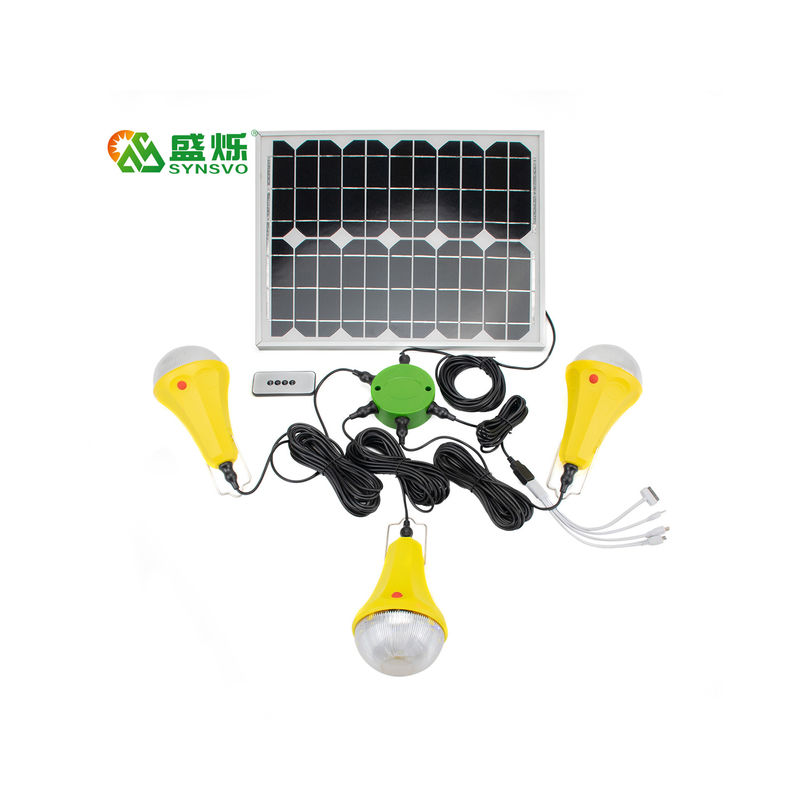 11-30Hrs Mono Panel Portable Solar Bulbs Lampu LED Tenaga Surya Luar Ruangan