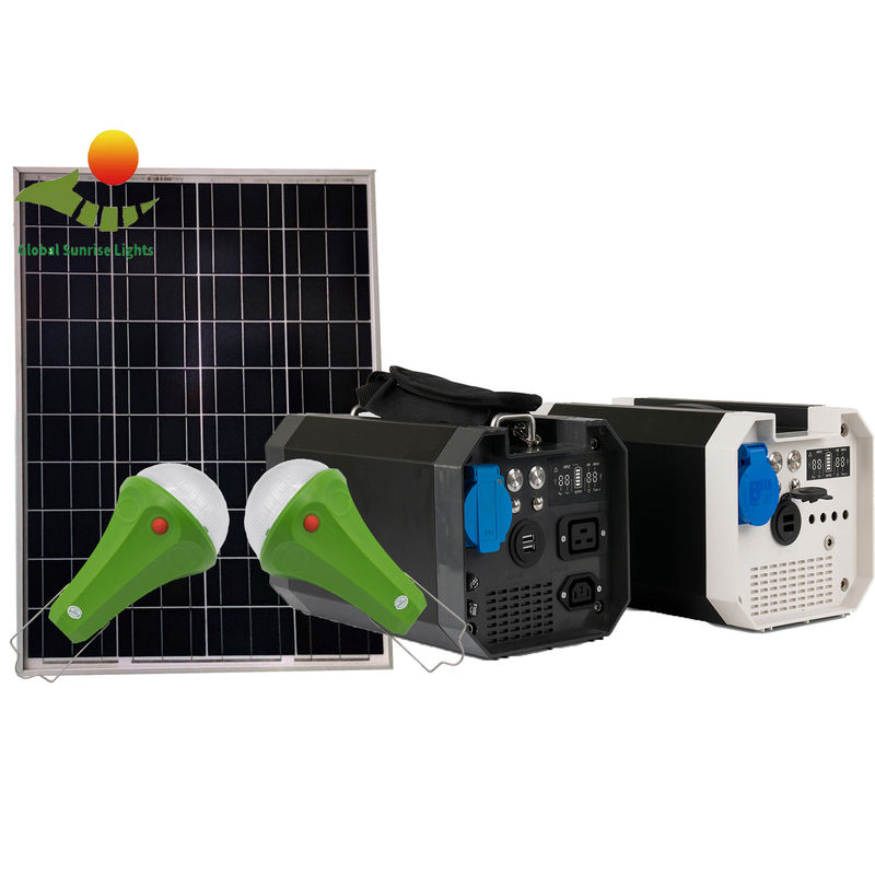 99,9% MPPT 500W Pembangkit Listrik Tenaga Surya Portabel Kecil Dengan Panel Surya