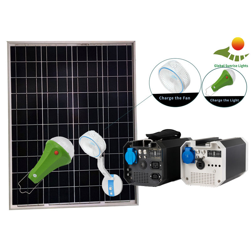 99,9% MPPT 500W Pembangkit Listrik Tenaga Surya Portabel Kecil Dengan Panel Surya
