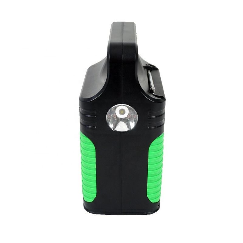 7500mah 10W 6V Sistem Energi Panel Surya Kit Pencahayaan Surya Dalam Ruangan Dengan Radio MP3 FM