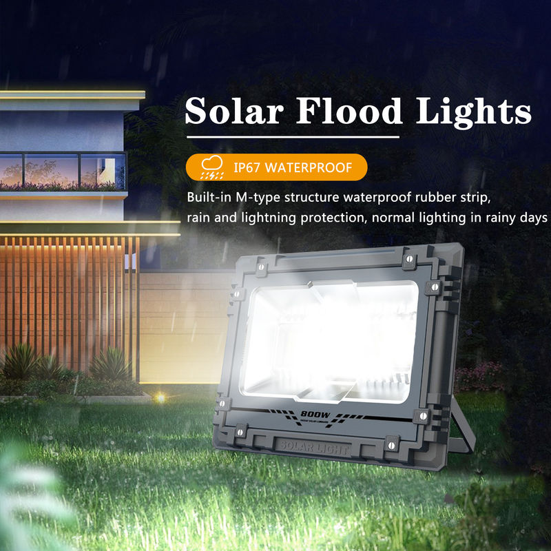 Lampu Billboard Surya Luar Ruangan IP65 200w 300w 500w 800w RGB Led Solar Spot Light
