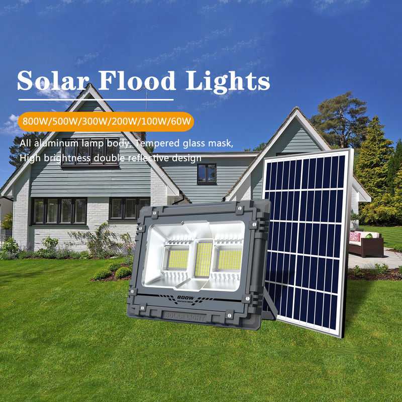Lampu Billboard Surya Luar Ruangan IP65 200w 300w 500w 800w RGB Led Solar Spot Light