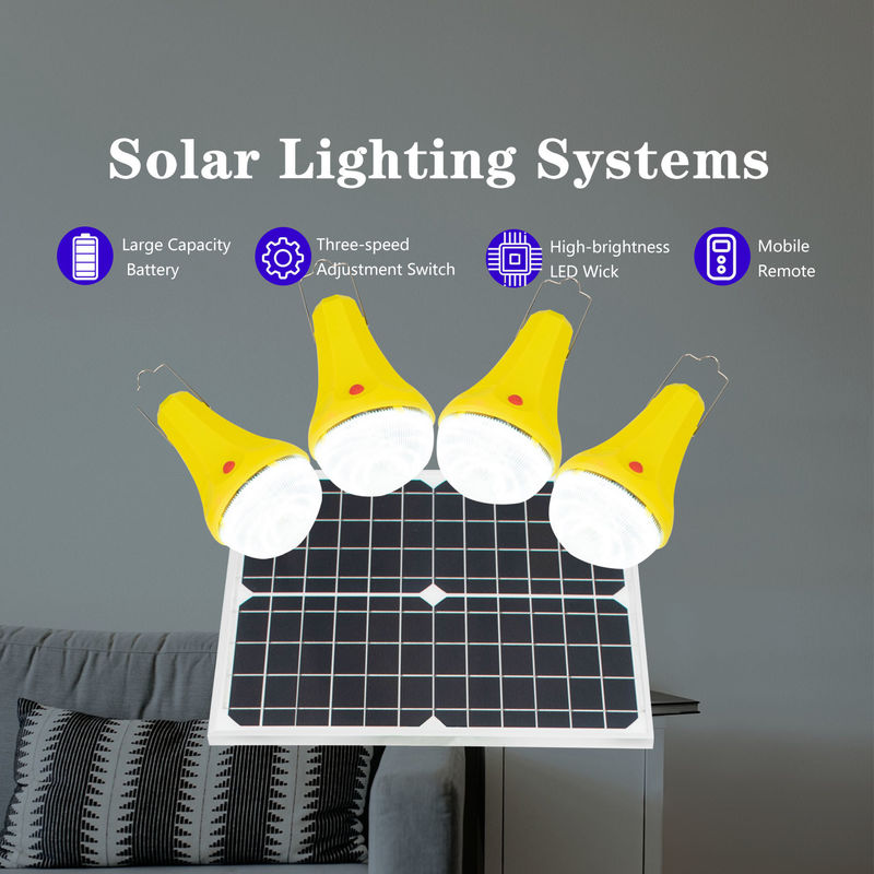 IP65 Waterproof Solar Powered Lampu LED Untuk Taman Dengan Sumber Putih Outdoor System