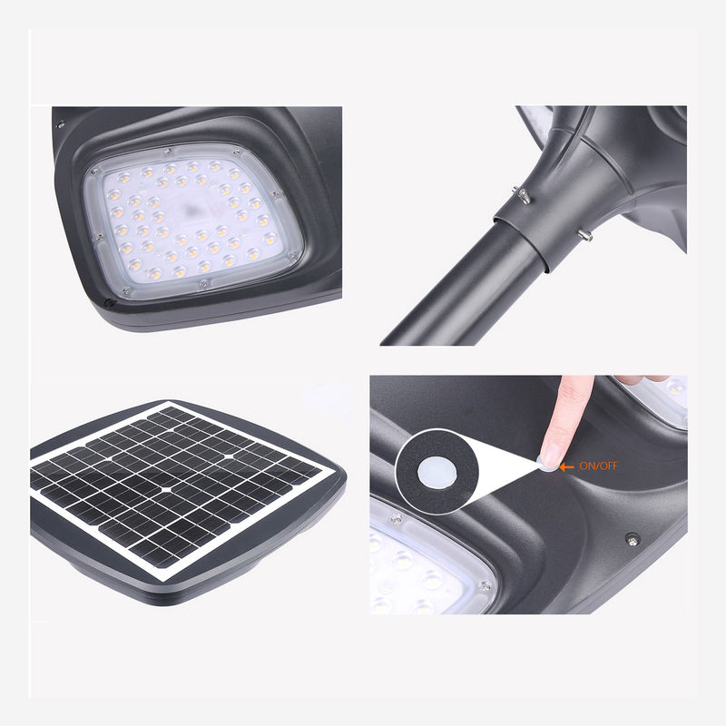 IP65 Tahan Air Clover LED Lampu Jalan Tenaga Surya Sensor Daya Lampu Taman 3500K DC 6V
