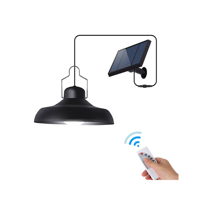 Work LED Shed Solar Light Kits 6500K Untuk Camping Yard Solar Garden Lamp