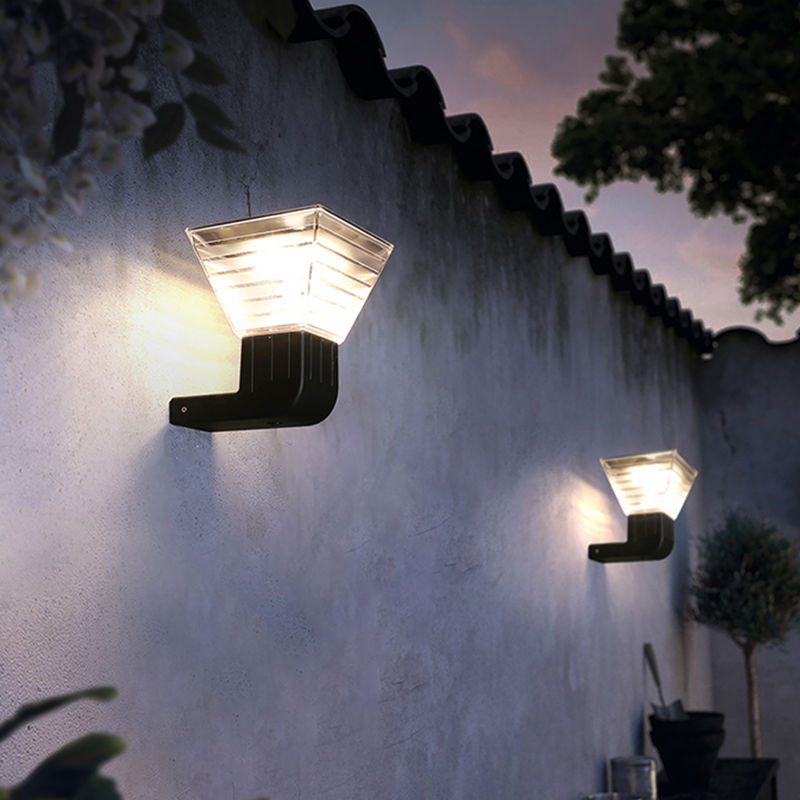 90 lm/w LED Solar Wall Light Outdoor 3.2V Modern Exterior Lamp ABS Garden Landscape