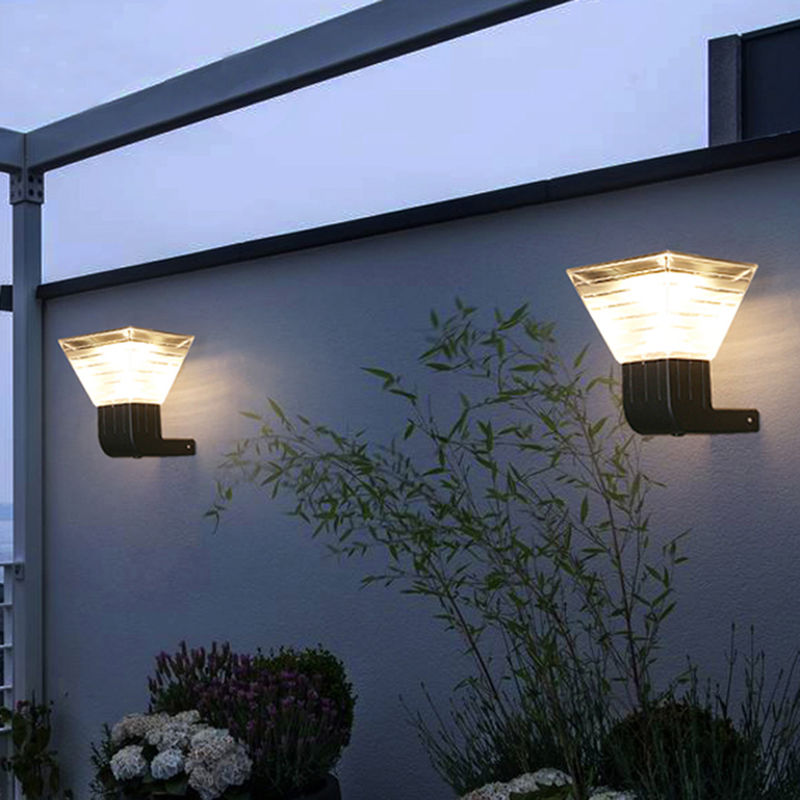 90 lm/w LED Solar Wall Light Outdoor 3.2V Modern Exterior Lamp ABS Garden Landscape