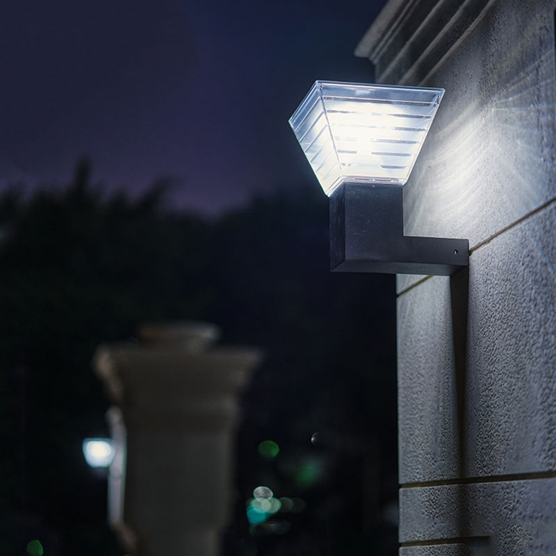 90 lm/w LED Solar Wall Light Outdoor 3.2V Modern Exterior Lamp ABS Garden Landscape