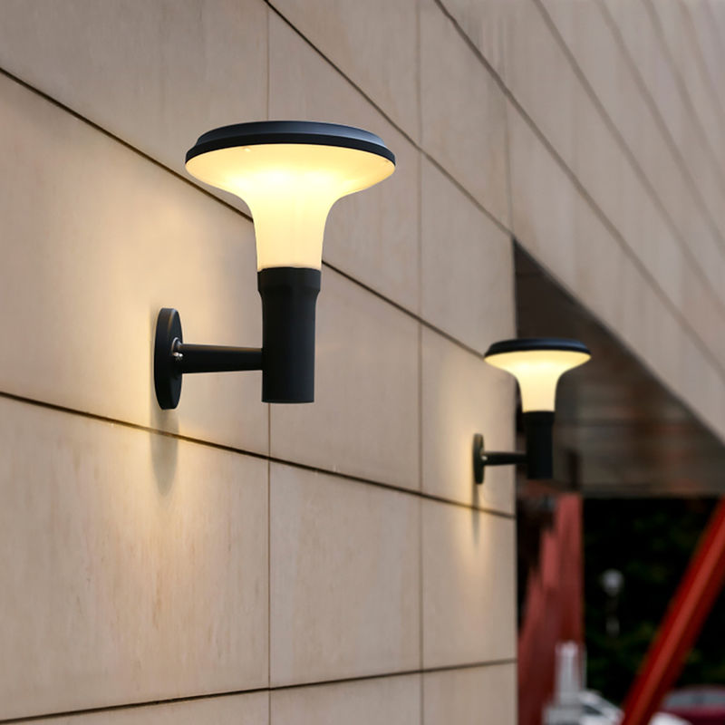 Lampu Teras Tahan Air Wall Mounted Aluminium Eksterior Lampu Dinding Lampu Luar Ruangan Kecil Untuk Pintu Garasi