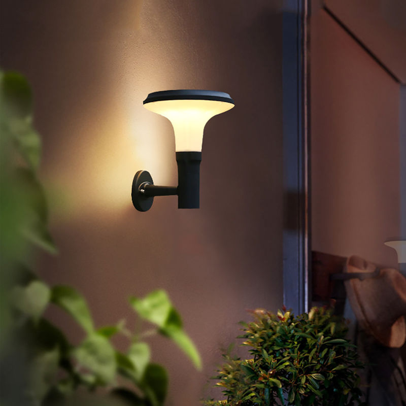 Lampu Teras Tahan Air Wall Mounted Aluminium Eksterior Lampu Dinding Lampu Luar Ruangan Kecil Untuk Pintu Garasi