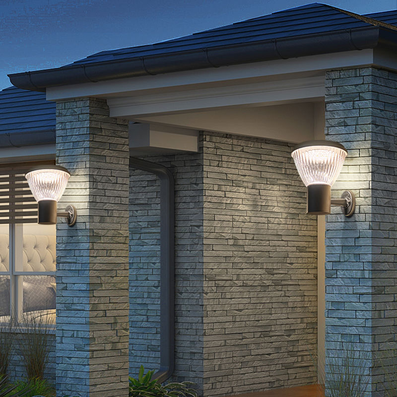 Modern Luar Lampu Dinding Sederhana Balkon Luar Pintu Tahan Air Lampu Dinding Koridor Halaman Lampu Dinding