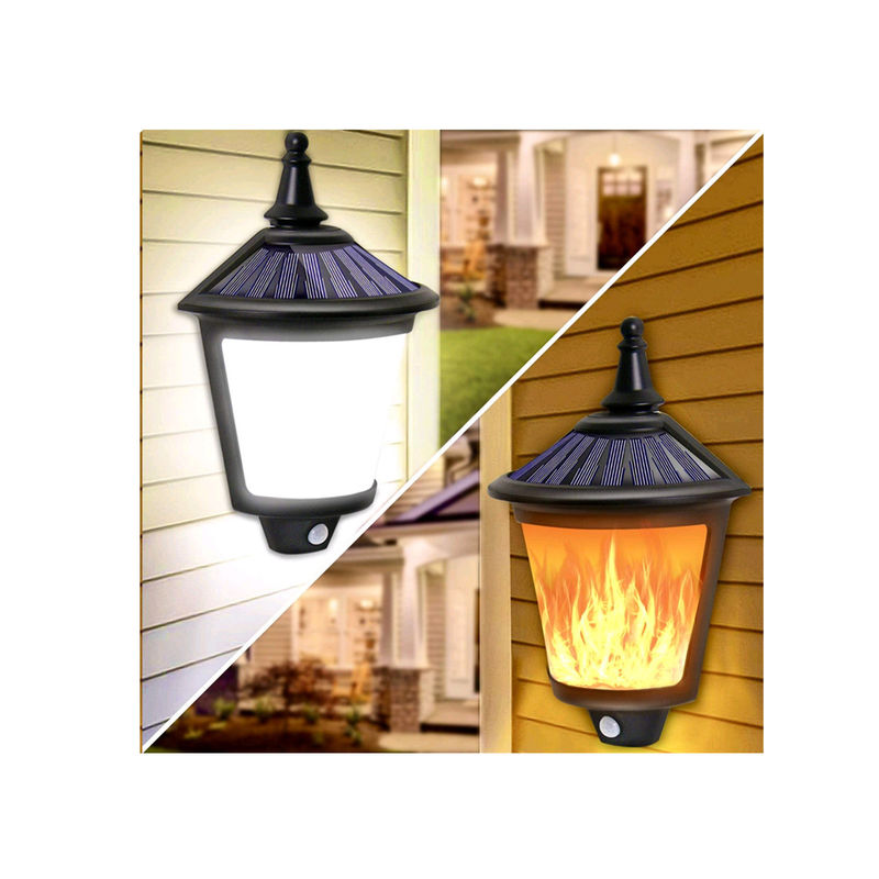 Yard Flickering Flames Wall Lights Outdoor Dekoratif Hanging Fire Moving Led Lantern