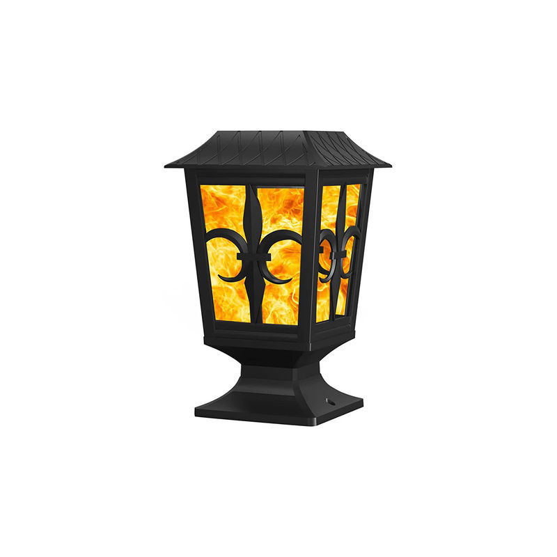 IP 65 Lampu Dinding Surya Luar Ruangan 3.2V Api Api Tahan Air Taman Lampu Dinding LED