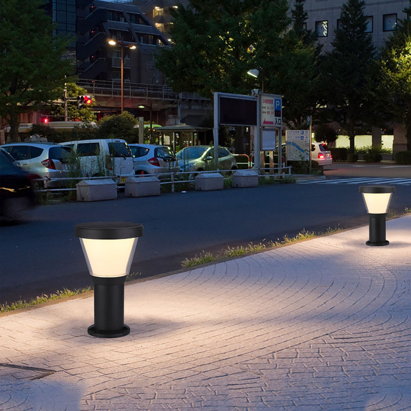 Mono Crystal Silicon 5V Lampu Taman Surya Dekoratif Semua Dalam Satu Lampu Taman