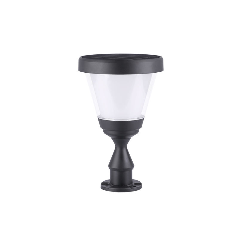 Pagar Surya Luar Ruangan Pilar Gerbang Utama 3.2V Lampu Pos LED Dekorasi Taman