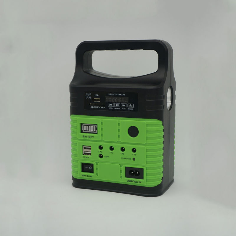 Kit Sistem Tenaga Surya Portabel 7500mah Dengan Radio FM Built In MP3 Mini Outdoor Camping