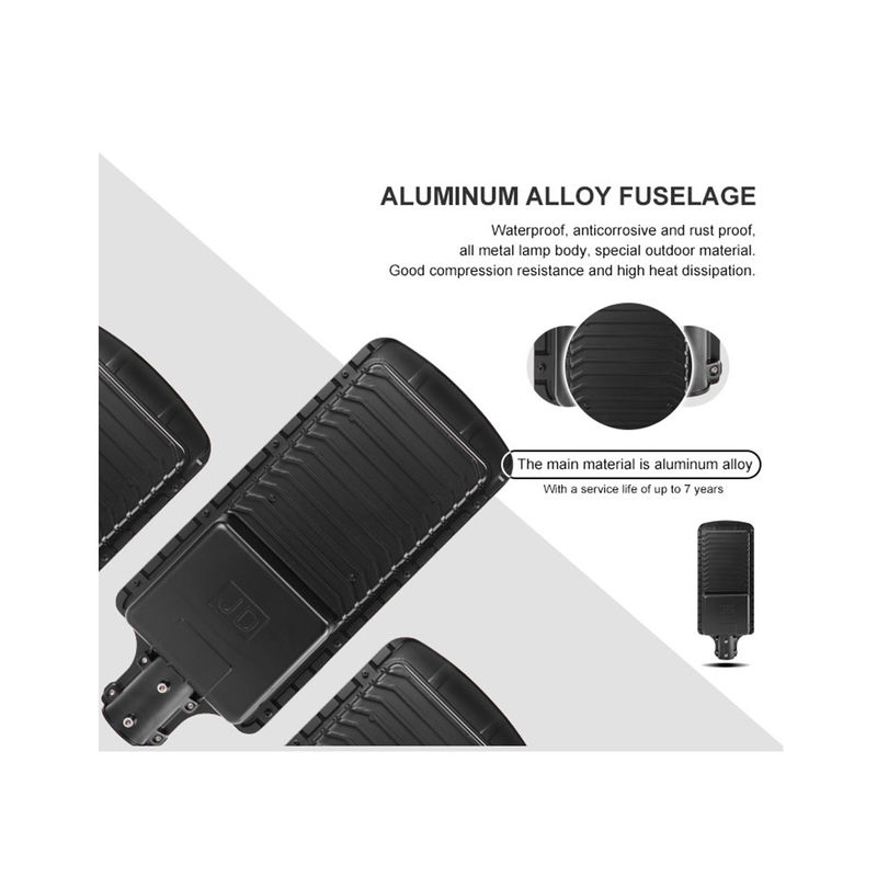 Semua Watt Lampu Jalan LED IP66 Sistem Energi Panel Surya Terintegrasi