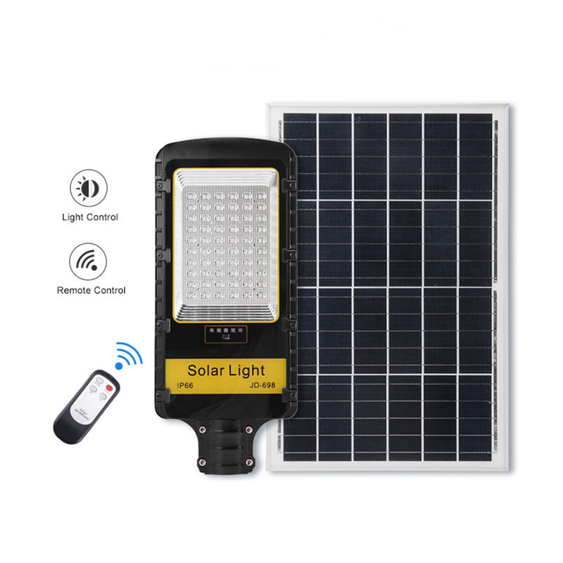 Semua Watt Lampu Jalan LED IP66 Sistem Energi Panel Surya Terintegrasi