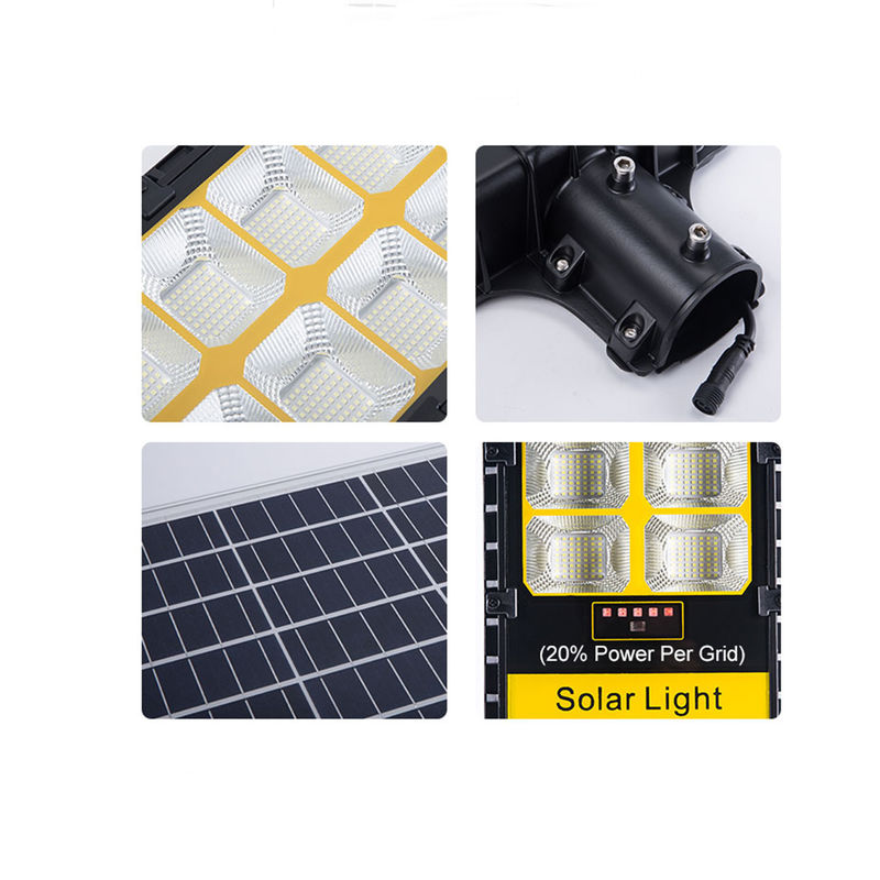 Semua Watt Lampu Jalan LED IP66 Sistem Energi Panel Surya Terintegrasi