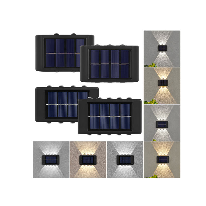 Lampu Dinding Suasana Tahan Air Bersinar 600mah Surya LED Taman Dekoratif Luar Ruangan