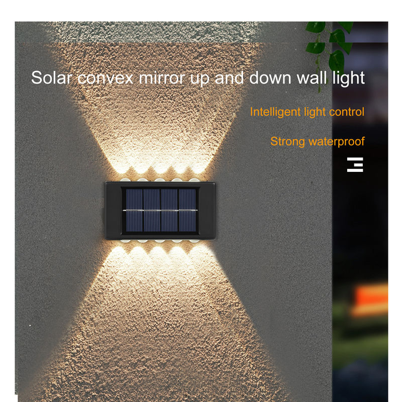 Lampu Dinding Suasana Tahan Air Bersinar 600mah Surya LED Taman Dekoratif Luar Ruangan