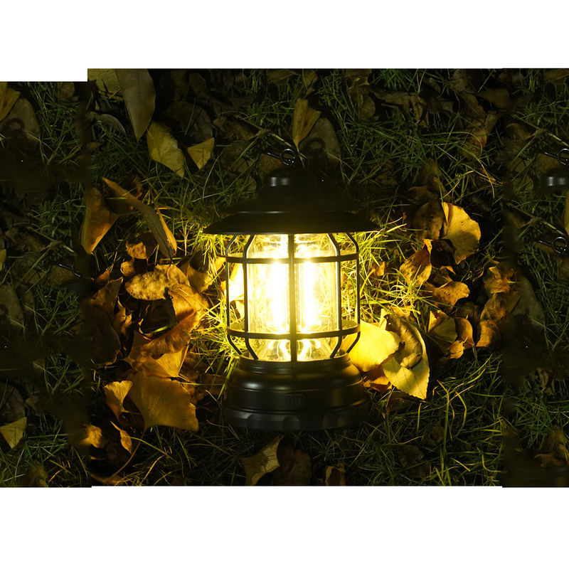 Mini Retro Solar Garden Light Tent Lamp Ukuran Kompak Outdoor Led 13*12*20cm
