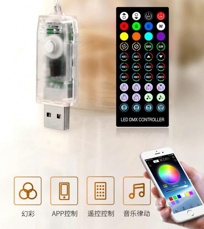 Christmas Tree Decor LED String Lights Smart Bluetooth APP Control Halloween