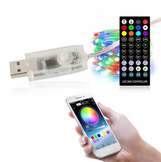 Christmas Tree Decor LED String Lights Smart Bluetooth APP Control Halloween