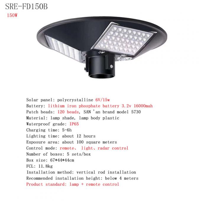 Bulat UFO Solar Light Waterproof IP65 150W 250W 2
