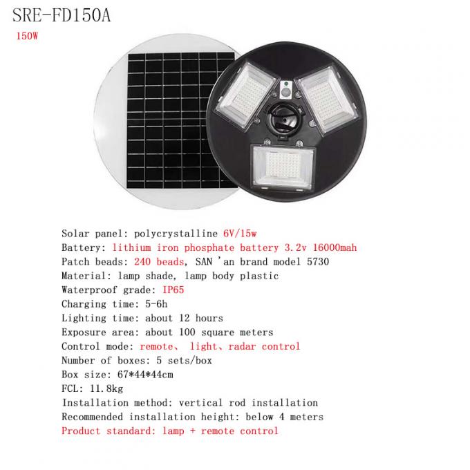 Bulat UFO Solar Light Waterproof IP65 150W 250W 1