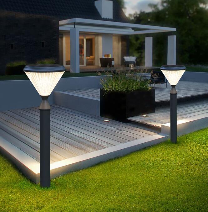 2021 New Outdoor Decoration Diamond Garden Stake Solar Light Solar Power System