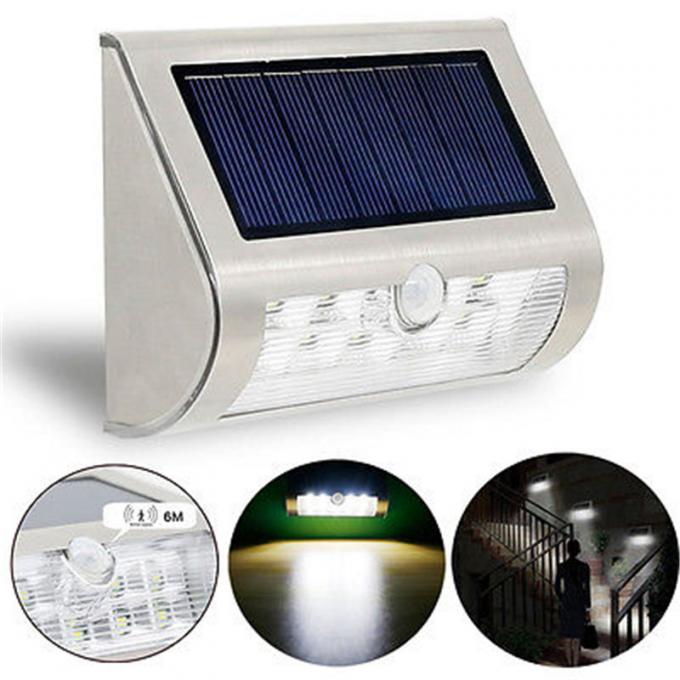 Solar Motion Sensor Outdoor Wall Mounted Solar Lights in Garden