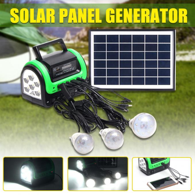 New Portable Solar Lamp with 3 LED Solar Lamp with Mobile Charge 5W 6V Solar Light